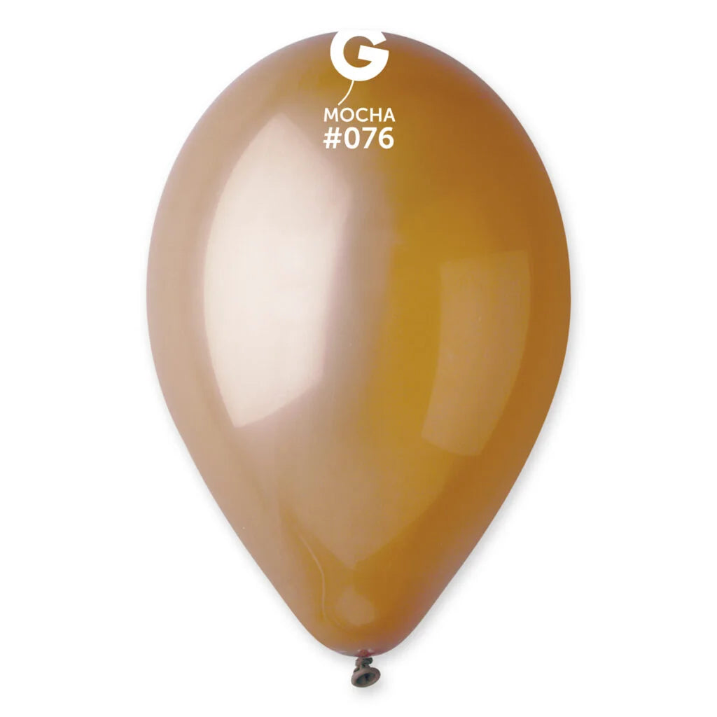 12 Helium Filled Latex Balloons