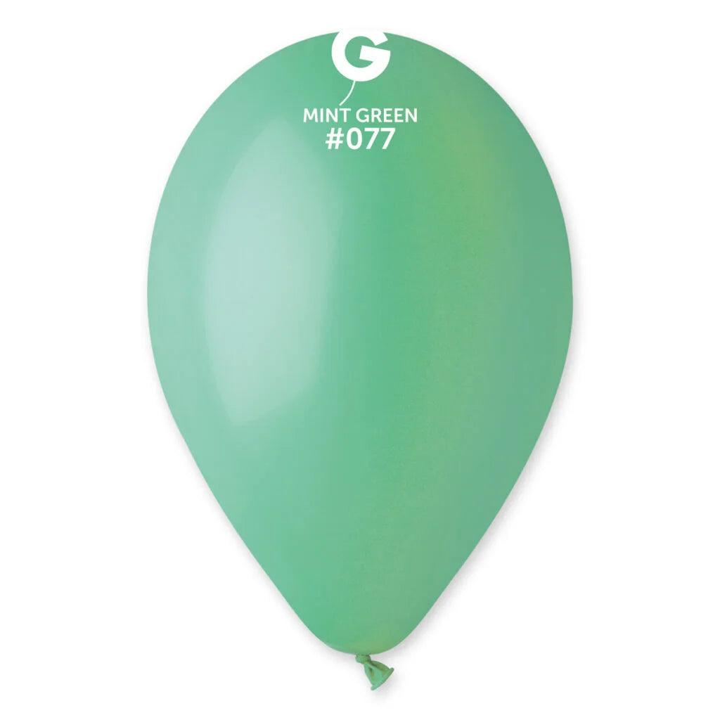 12 Helium Filled Latex Balloons