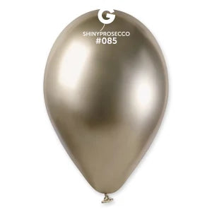 Gemar 12" Shine Prosecco Latex Balloons