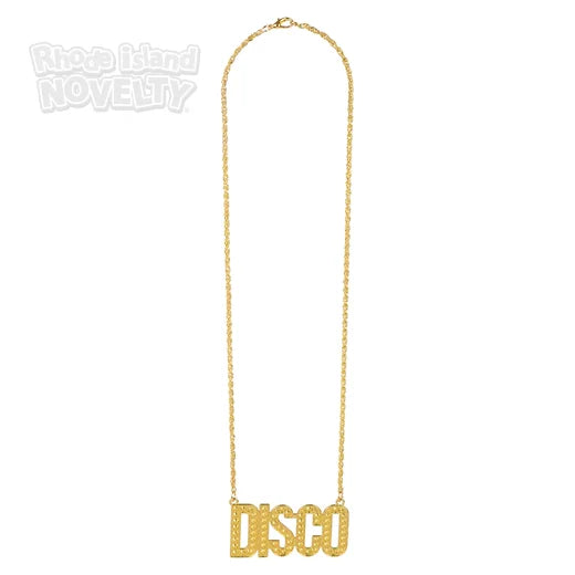 Gold Disco Necklace
