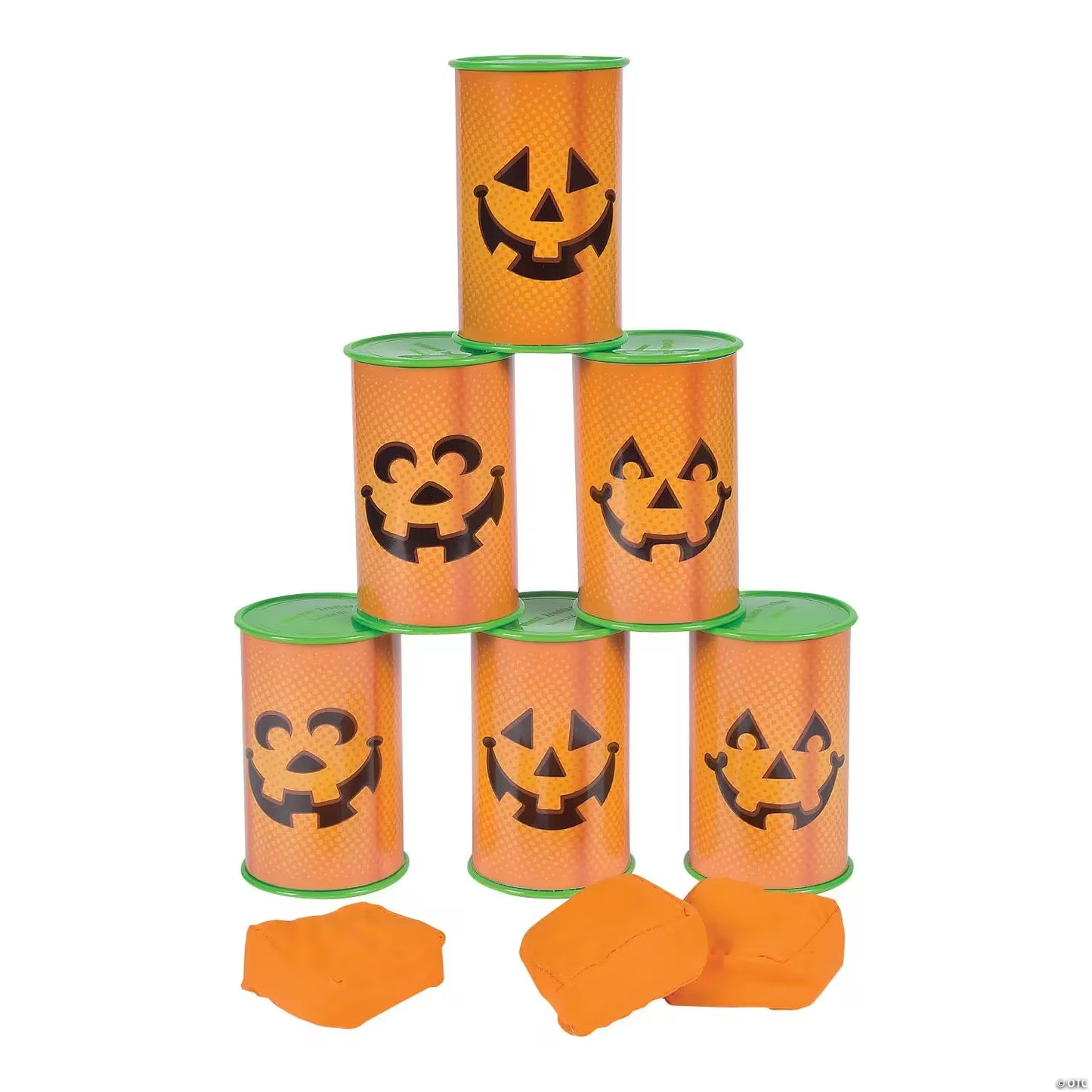 Jack-O-Lantern Can Toss Game