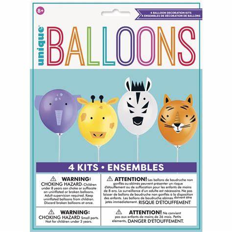 Safari Animal Balloon Kit