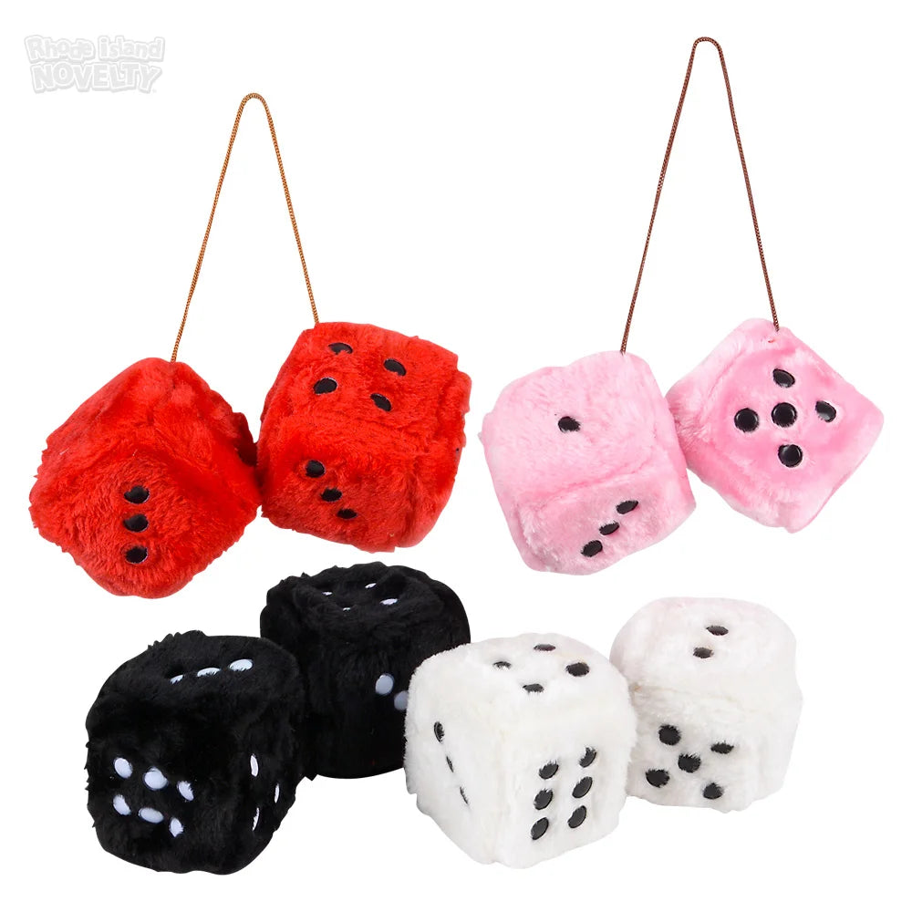 3" Pair of Plush Dice
