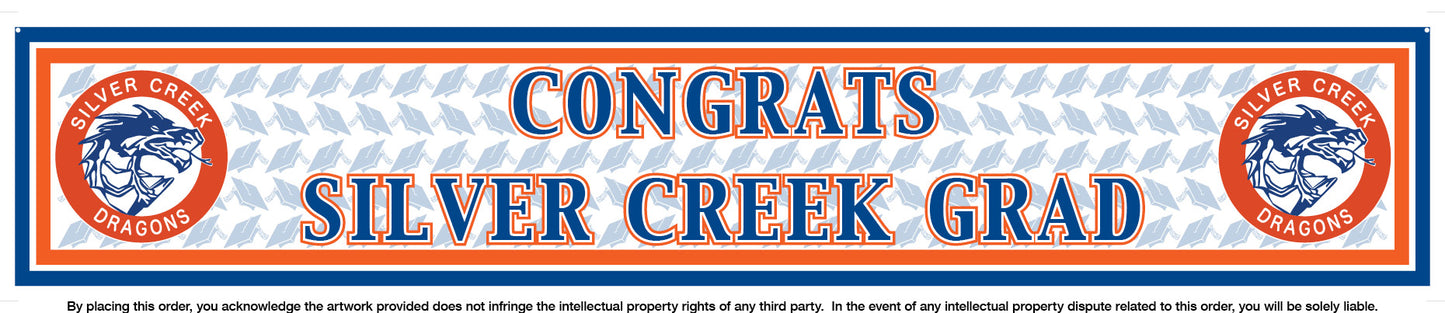 Silver Creek Dragons Vinyl Banner
