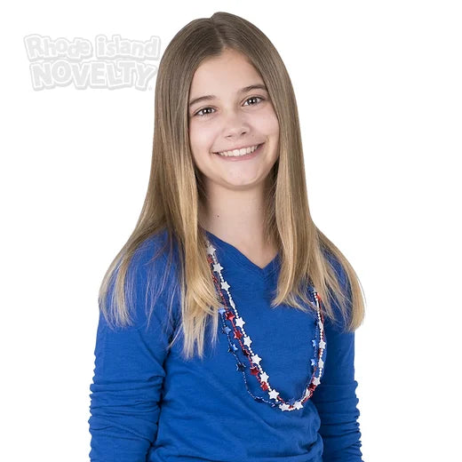 Red, White And Blue Star Necklaces