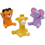 JUNGLE ANIMALS CAKE TOPPERS 3PCS