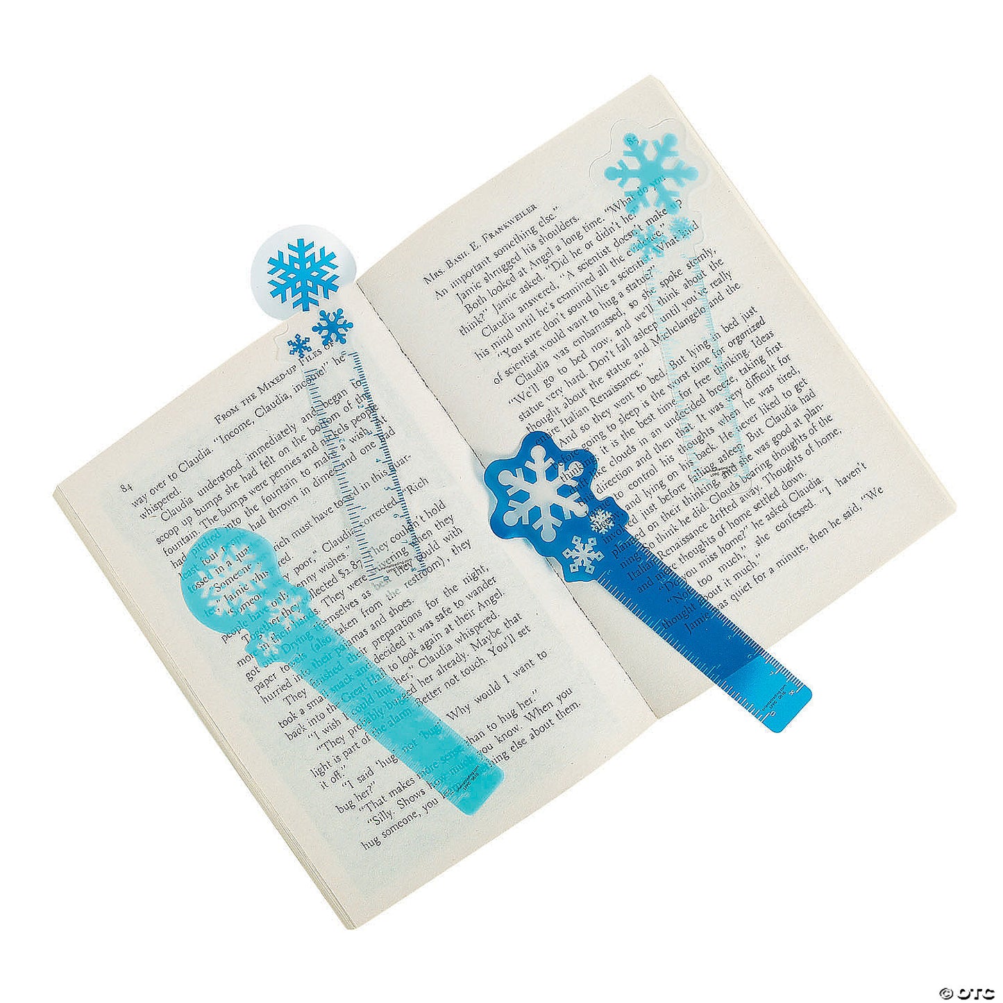 Snowflake Bookmark Rulers