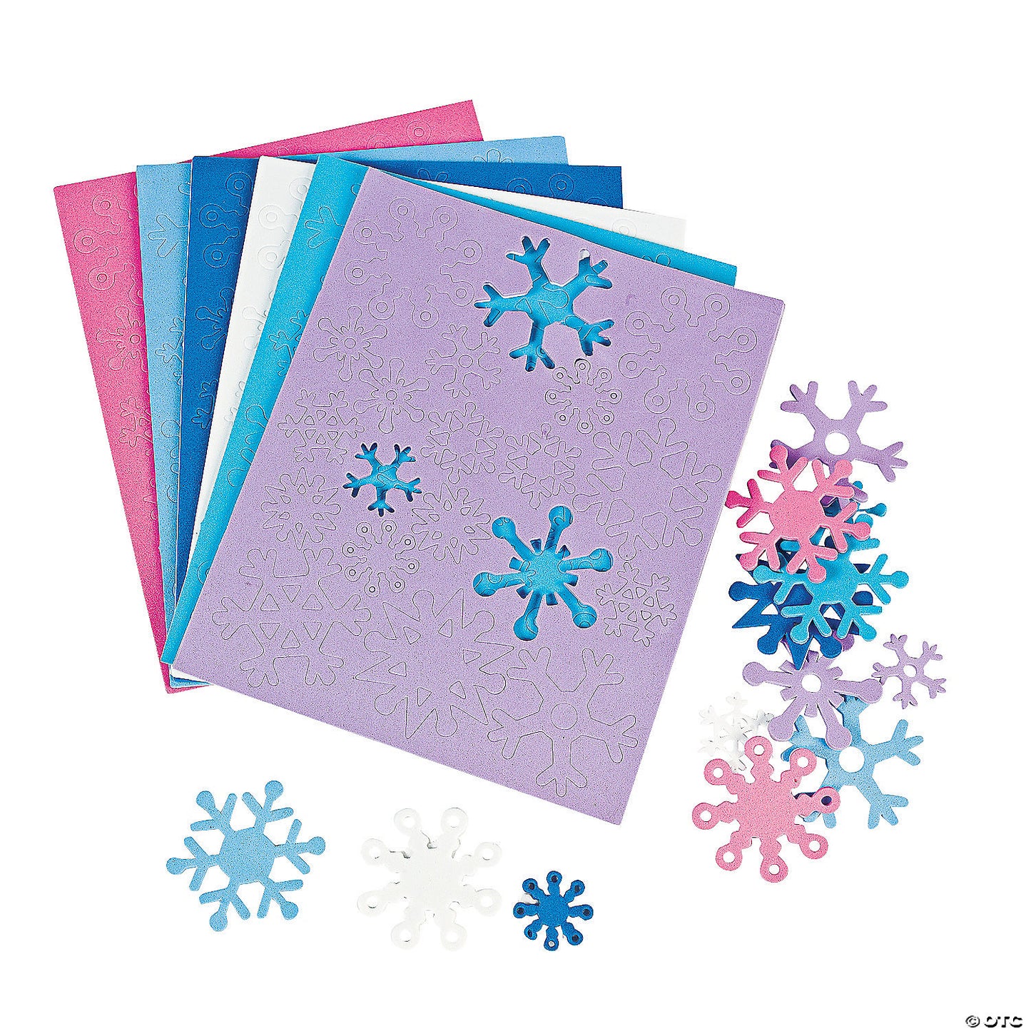 Snowflake Adhesive Foam Shapes