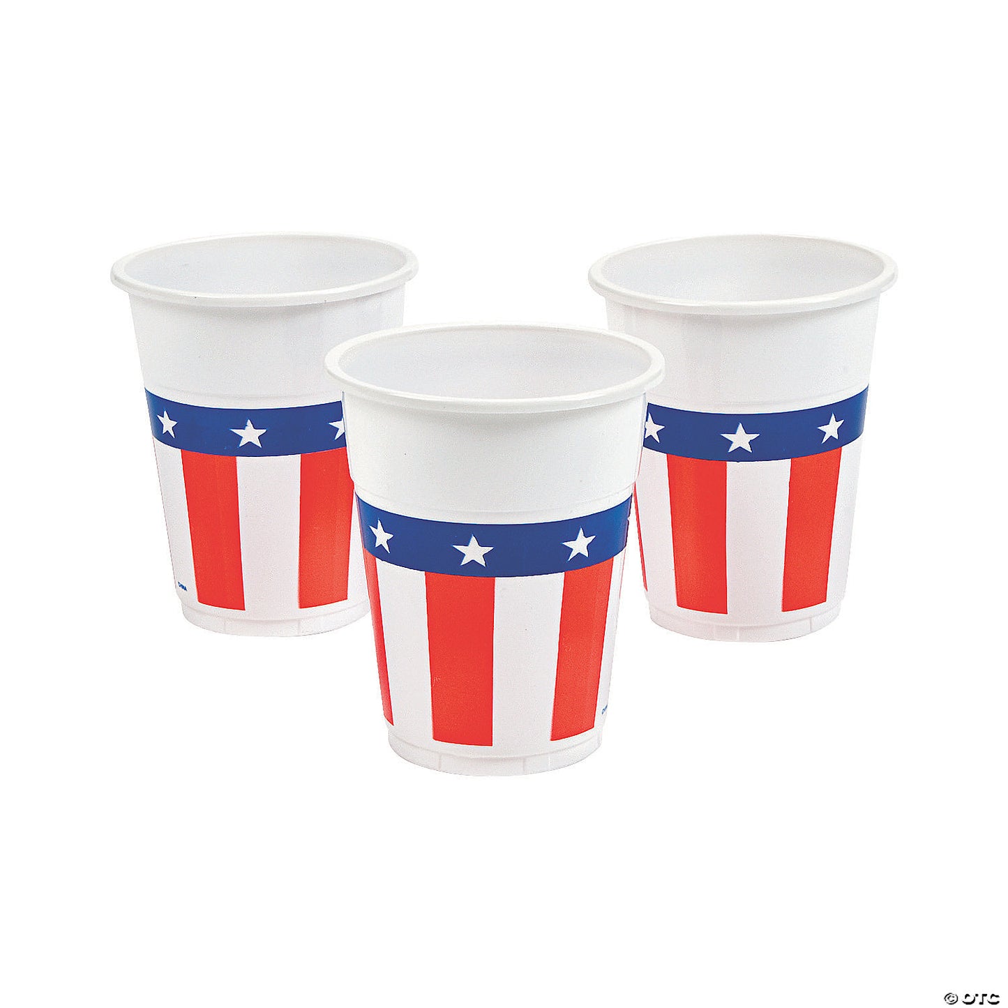Patriotic 16oz. Plastic Cups - 50ct.