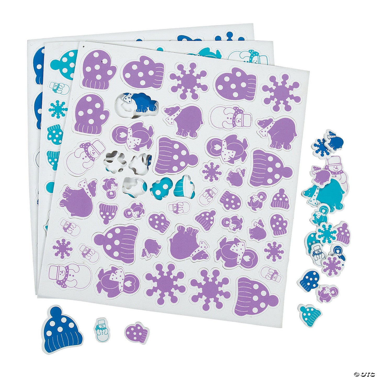Winter Wonderland Adhesive Foam Shapes