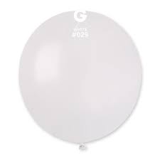 Metallic White Gemar Latex Balloons- #029