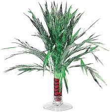 Foil Palm Tree Centerpiece