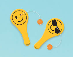 Smile Emoticon Paddleballs
