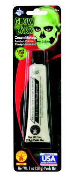 Glow in the Dark Green Cream Makeup