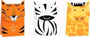 Safari Animal Treat Bags
