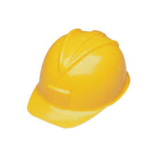 Hard Plastic Yellow Construction Helmet