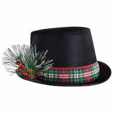 Christmas Snowman Hat w/Holly