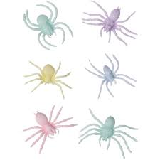Pastel Spiders