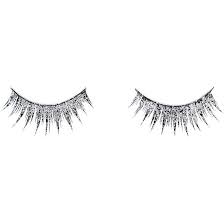 Silver Glitter Eyelashes