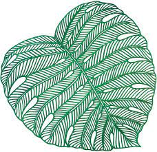 Green Palm Leaf Placemat