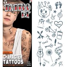 Hipster Character Tattoos FX