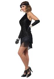Black Fabulous Flapper Adult Costume