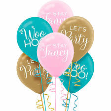 Pastel Birthday Latex Balloons 15pcs