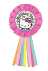 Hello Kitty Birthday Button