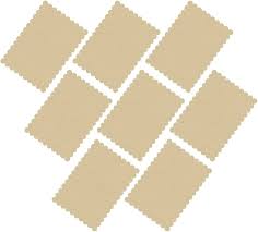 Kraft Paper Scalloped Placemats - 8pcs.