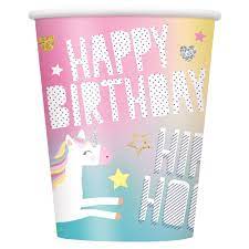 Unicorn Party 9 oz. Paper Cups