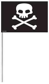 Pirate Treasure Plastic Flag Favors