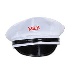 White Milkman Hat