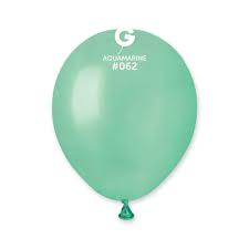 Metallic Aquamarine Gemar Latex Balloons- #062