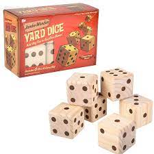 Jumbo Wooden Yard Dice