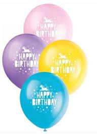 Unicorn Party 12" Latex Balloons