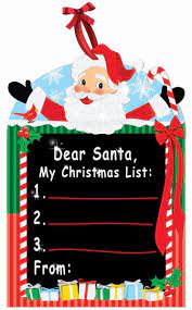 Dear Santa Chalk Board