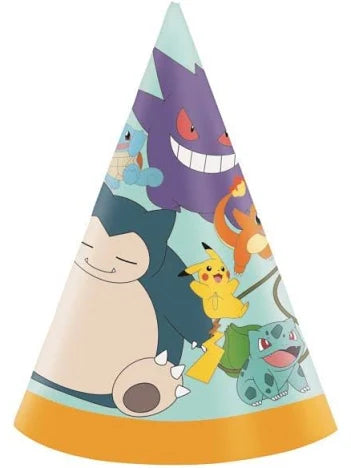 Pokemon Party Hats - 8ct.