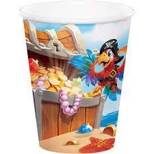 Pirate Treasure 9oz. Paper Cups