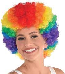 Rainbow Curly Wig