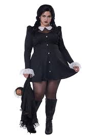 Gothic Mini Dress Adult Plus Size Costume