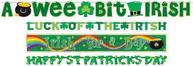 St. Patrick's 4 in 1 Banner Set
