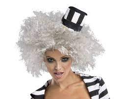 Female Beetlejuice Adult Wig