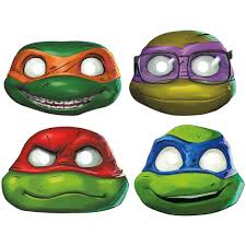 TMNT Mutant Mayhem Paper Masks - 8ct.
