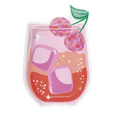 Cherry Disco Summer Drink Paper Plates - 8ct.