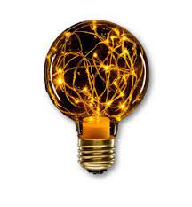 Orange Fairy Light Bulb
