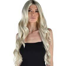 Dark Root Blonde Adult Wig
