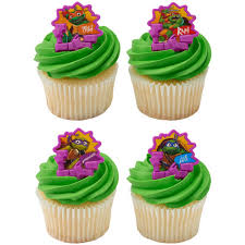 TMNT Cupcake Rings - 12ct.