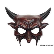 Red Devil Half Mask