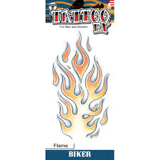 Biker Flame Tattoo FX