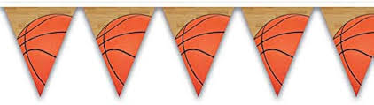 Basketball Pennant Banner